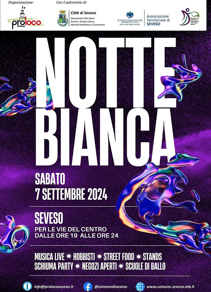 Notte bianca Seveso 7 9 2024
